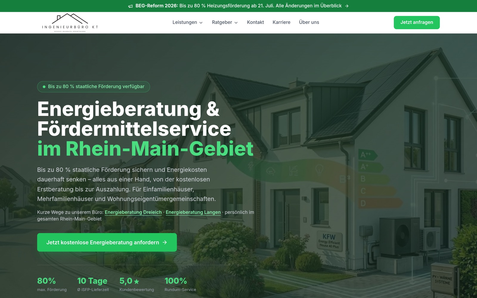 Vorschau der Webseite Ingenieurbüro KT